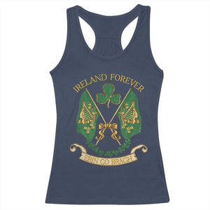 Irish Pride Racerback Tank Top Eirinn Go Brach Ireland Forever TS09 Navy Print Your Wear
