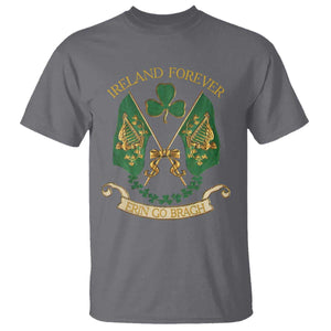 Irish Pride T Shirt Eirinn Go Brach Ireland Forever TS09 Charcoal Print Your Wear