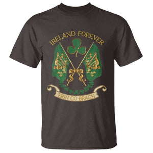 Irish Pride T Shirt Eirinn Go Brach Ireland Forever TS09 Dark Chocolate Print Your Wear