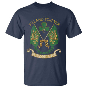 Irish Pride T Shirt Eirinn Go Brach Ireland Forever TS09 Navy Print Your Wear