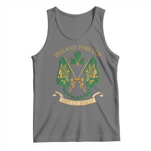Irish Pride Tank Top Eirinn Go Brach Ireland Forever TS09 Black Heather Print Your Wear