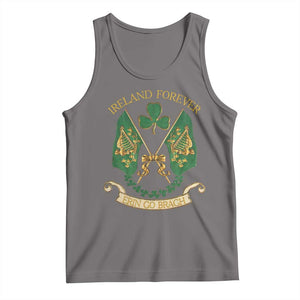 Irish Pride Tank Top Eirinn Go Brach Ireland Forever TS09 Deep Heather Print Your Wear