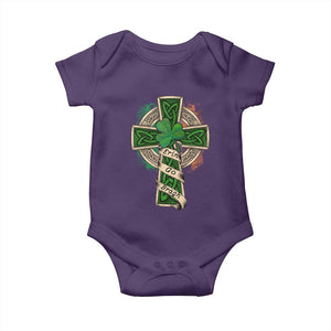 Irish Pride Baby Onesie Eirinn Go Brach Ireland For Ever TS09 Purple Print Your Wear