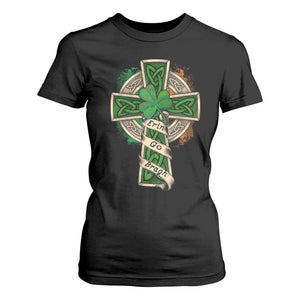 Irish Pride T Shirt For Women Eirinn Go Brach Ireland For Ever TS09 Black Print Your Wear