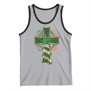 Irish Pride Tank Top Eirinn Go Brach Ireland For Ever TS09 Athletic Heather Black Print Your Wear