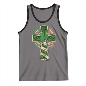 Irish Pride Tank Top Eirinn Go Brach Ireland For Ever TS09 Deep Heather Black Print Your Wear