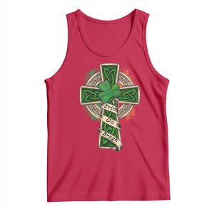 Irish Pride Tank Top Eirinn Go Brach Ireland For Ever TS09 Red Print Your Wear