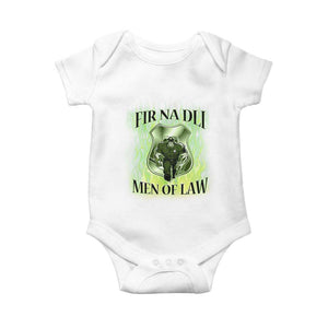 Patriotic Irish Pride Baby Onesie Fir Na Dli Men Of Law TS09 White Print Your Wear