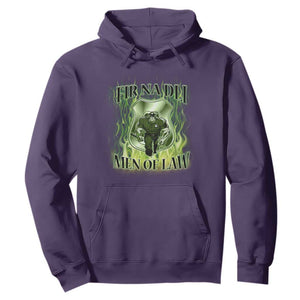 Patriotic Irish Pride Hoodie Fir Na Dli Men Of Law TS09 Purple Print Your Wear