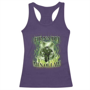Patriotic Irish Pride Racerback Tank Top Fir Na Dli Men Of Law TS09 Purple Print Your Wear