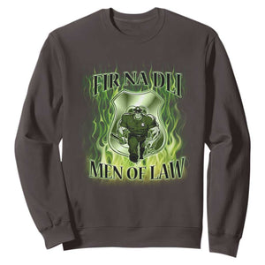 Patriotic Irish Pride Sweatshirt Fir Na Dli Men Of Law TS09 Dark Chocolate Print Your Wear