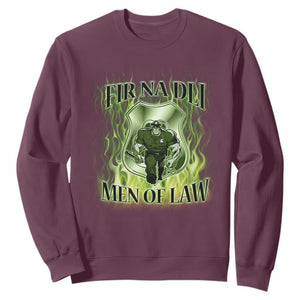 Patriotic Irish Pride Sweatshirt Fir Na Dli Men Of Law TS09 Maroon Print Your Wear