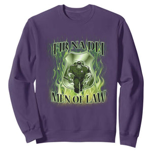 Patriotic Irish Pride Sweatshirt Fir Na Dli Men Of Law TS09 Purple Print Your Wear