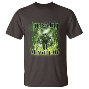 Patriotic Irish Pride T Shirt Fir Na Dli Men Of Law TS09 Dark Chocolate Print Your Wear