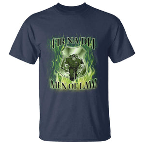 Patriotic Irish Pride T Shirt Fir Na Dli Men Of Law TS09 Navy Print Your Wear