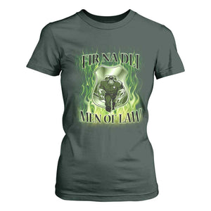Patriotic Irish Pride T Shirt For Women Fir Na Dli Men Of Law TS09 Dark Forest Green Print Your Wear