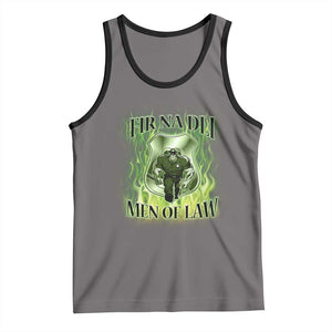 Patriotic Irish Pride Tank Top Fir Na Dli Men Of Law TS09 Deep Heather Black Print Your Wear