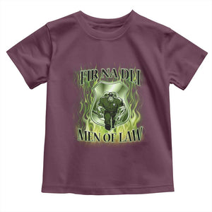 Patriotic Irish Pride Toddler T Shirt Fir Na Dli Men Of Law TS09 Maroon Print Your Wear