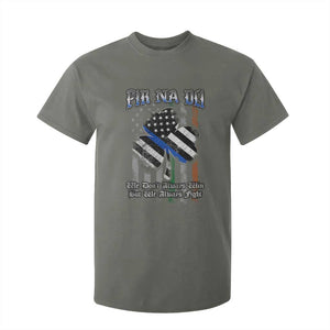Fir Na Dli Men Of Law T Shirt For Kid We Don't Always Win But We Always Fight TS09 Military Green Print Your Wear