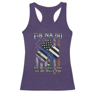 Fir Na Dli Men Of Law Racerback Tank Top We Don't Always Win But We Always Fight TS09 Purple Print Your Wear