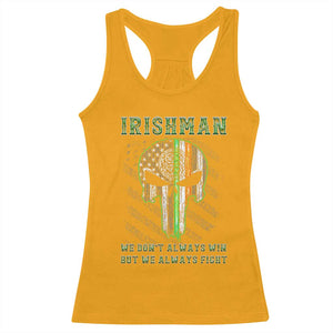 Irish Pride Racerback Tank Top We Don't Always Win But We Always Fight TS09 Gold Print Your Wear