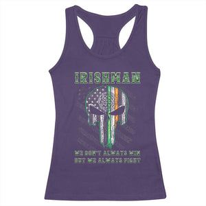 Irish Pride Racerback Tank Top We Don't Always Win But We Always Fight TS09 Purple Print Your Wear