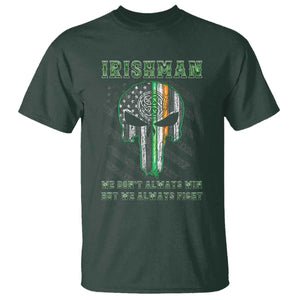 Irish Pride T Shirt We Don't Always Win But We Always Fight TS09 Dark Forest Green Print Your Wear