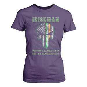 Irish Pride T Shirt For Women We Don't Always Win But We Always Fight TS09 Purple Print Your Wear