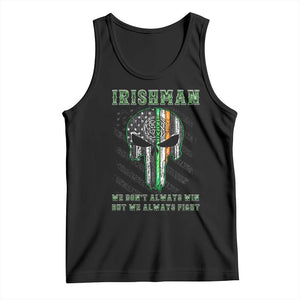 Irish Pride Tank Top We Don't Always Win But We Always Fight TS09 Black Print Your Wear