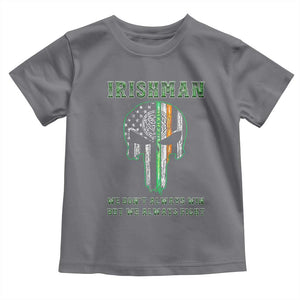 Irish Pride Toddler T Shirt We Don't Always Win But We Always Fight TS09 Charcoal Print Your Wear