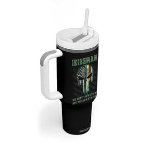 Irish Pride Tumbler With Handle We Don't Always Win But We Always Fight TS09 Print Your Wear
