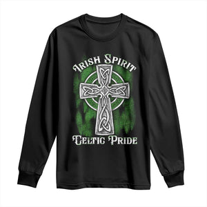 Irish Spirit Celtic Pride Long Sleeve Shirt TS09 Black Print Your Wear