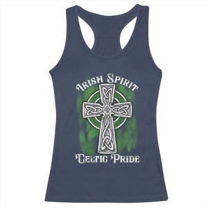 Irish Spirit Celtic Pride Racerback Tank Top TS09 Navy Print Your Wear