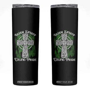 Irish Spirit Celtic Pride Skinny Tumbler TS09 Black Print Your Wear