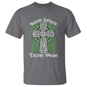 Irish Spirit Celtic Pride T Shirt TS09 Charcoal Print Your Wear
