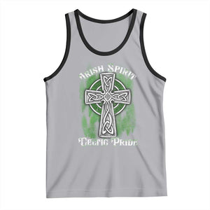 Irish Spirit Celtic Pride Tank Top TS09 Athletic Heather Black Print Your Wear
