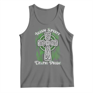 Irish Spirit Celtic Pride Tank Top TS09 Black Heather Print Your Wear