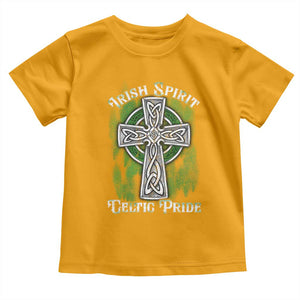Irish Spirit Celtic Pride Toddler T Shirt TS09 Gold Print Your Wear