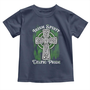 Irish Spirit Celtic Pride Toddler T Shirt TS09 Navy Print Your Wear