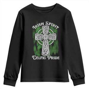 Irish Spirit Celtic Pride Youth Sweatshirt TS09 Black Print Your Wear