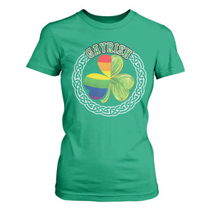 Gayrish Funny St. Patrick's Day LGBT T Shirt For Women TS09 Irish Green Print Your Wear