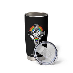 Rainbow Celtic Claddagh Cross Tumbler Cup TS09 Print Your Wear