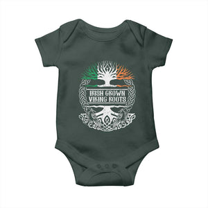 Irish Viking Baby Onesie Irish Grown With Viking Roots TS09 Print Your Wear