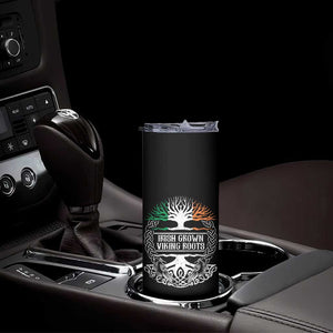 Irish Viking Skinny Tumbler Irish Grown With Viking Roots TS09 Print Your Wear