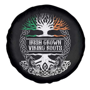 Irish Viking Spare Tire Cover Irish Grown With Viking Roots TS09 Print Your Wear