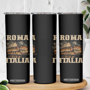 Roma Italia Colosseum Skinny Tumbler Vintage Italy Rome TS09 Print Your Wear