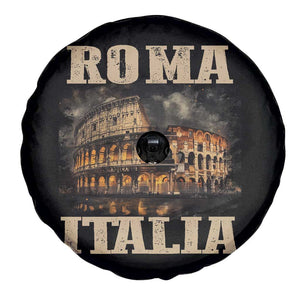 Roma Italia Colosseum Spare Tire Cover Vintage Italy Rome TS09 Print Your Wear