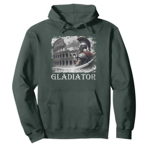 Gladiator Roman Warrior Colosseum Hoodie TS09 Dark Forest Green Print Your Wear