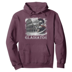 Gladiator Roman Warrior Colosseum Hoodie TS09 Maroon Print Your Wear