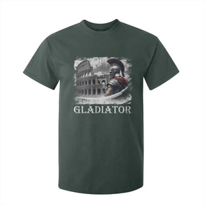 Gladiator Roman Warrior Colosseum T Shirt For Kid TS09 Dark Forest Green Print Your Wear